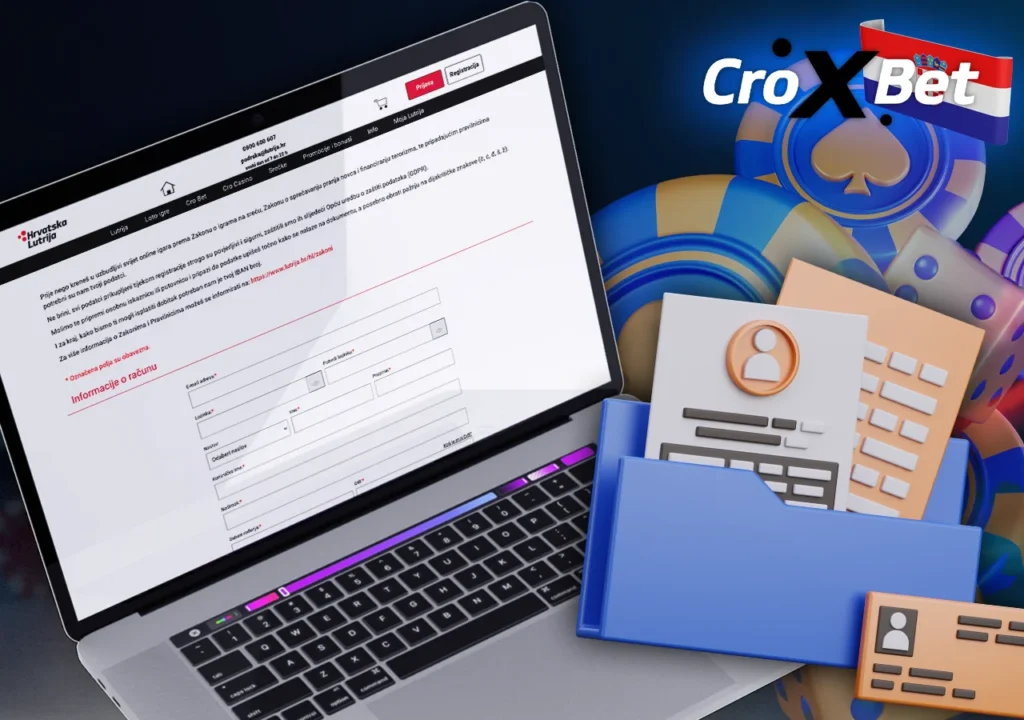 Postupak registracije novog korisničkog računa na platformi